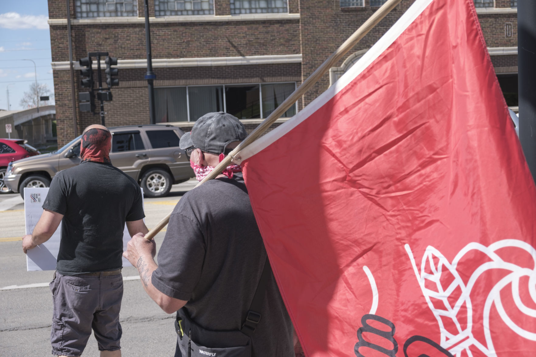 Downtown Decatur protest